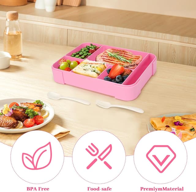 Detalle 1 de Sprifityy Brotdose 1330 ml mit Fächern