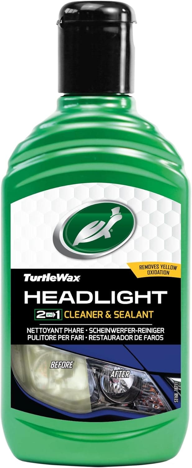 Detalle de Nettoyant et scellant pour phares 2 en 1 Turtle Wax – redonne aux phares leur aspect neuf