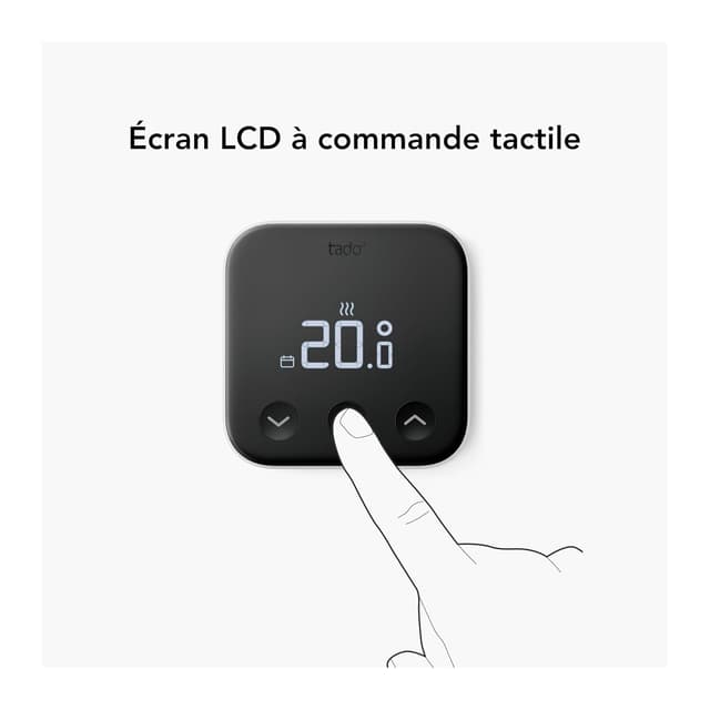 Thumbnail 3 de tado° Thermostat X connecté sans fil, kit thermostat 1️⃣