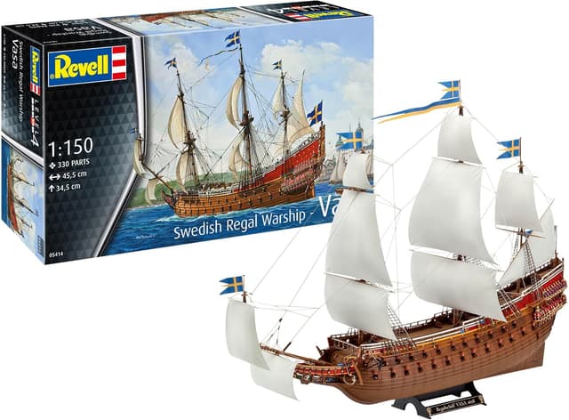 Detalle de Revell 05414 Vasa 1628 Swedish Regal Ship kit di modellino (330 pezzi)