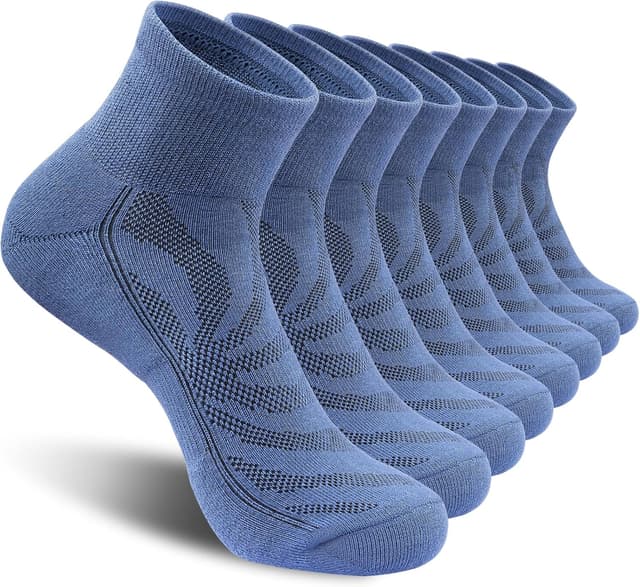 Imagen de Natugloe 8 Paar Quarter Sportsocken aus Baumwolle en OfertitasTOP