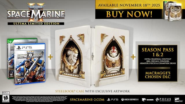 Detalle 2 de Warhammer 40,000 Space Marine 2 Ultima Edition Xbox Series X