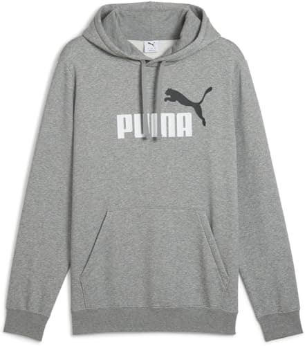 Detalle de PUMA ESS 2 Hoodie sudadera 1 color Medium Gray Heather