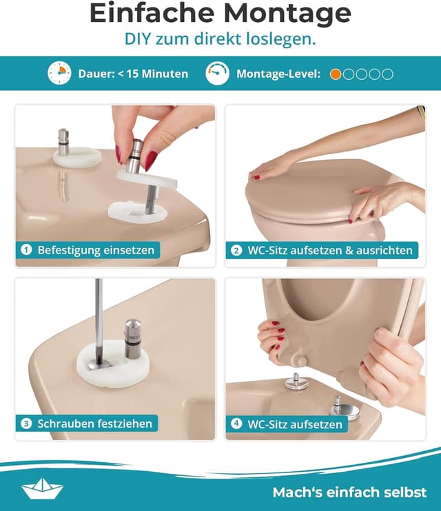 Detalle 2 de Calmwaters WC Sitz 250 kg, Premium