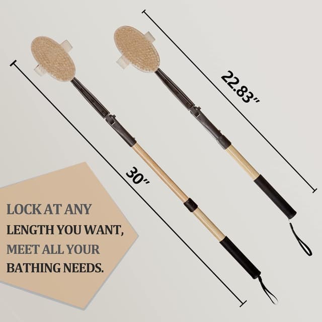 Detalle de Back scrubber brush 2 in 1