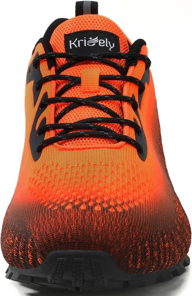 Detalle de Kricely Men’s Trail Running Shoes – Lightweight Mesh Hiking & Cross-Training Sneakers