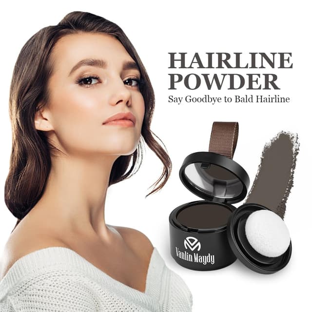 Thumbnail 6 de LOPHE Ansatzpuder für Männer & Frauen (06 Graubraun) – Schnell abdeckender Wurzel-Concealer zum Auffüllen bei dünnem Haar