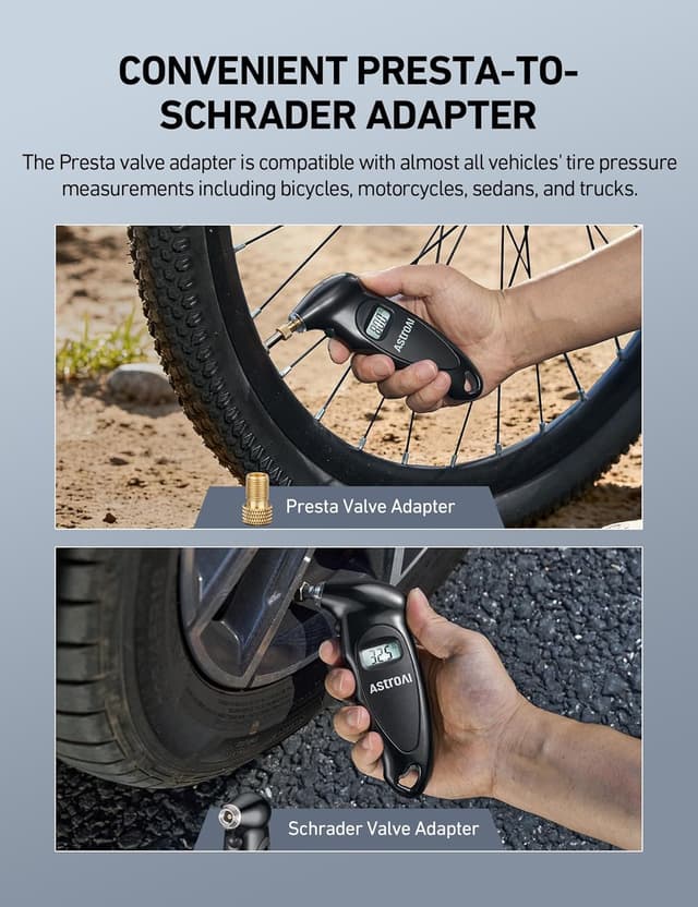 Thumbnail 6 de AstroAI Digital Tire Pressure Gauge 0-150 PSI