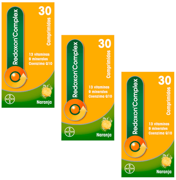Detalle de Redoxon Complex Vitamina C Zinc 3x30