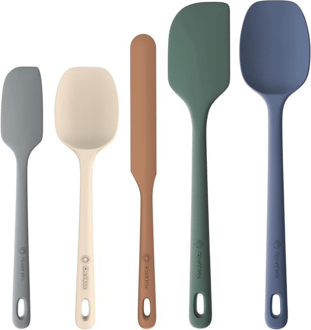 Detalle de ChefAide 5-Pc Silicone Spatula Set 600°F