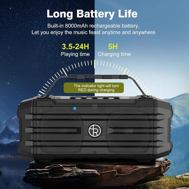 Thumbnail 4 de Tragbarer Bluetooth-Lautsprecher 120 W Peak