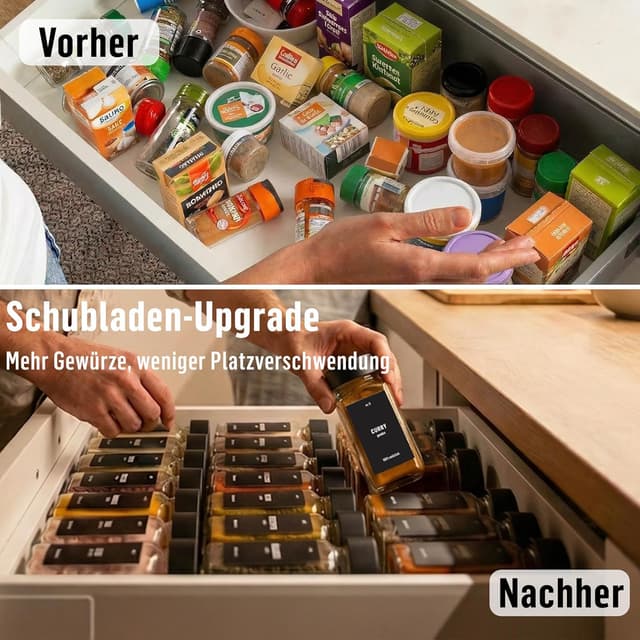 Detalle 2 de Deco haus Gewürzgläser 36er Set