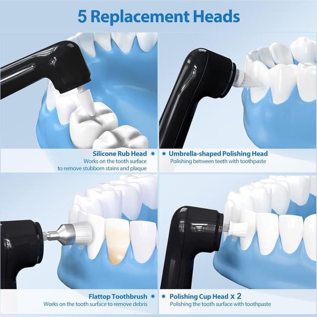Detalle de ZoCCee Zahnaufhellungsset mit 5 Köpfen