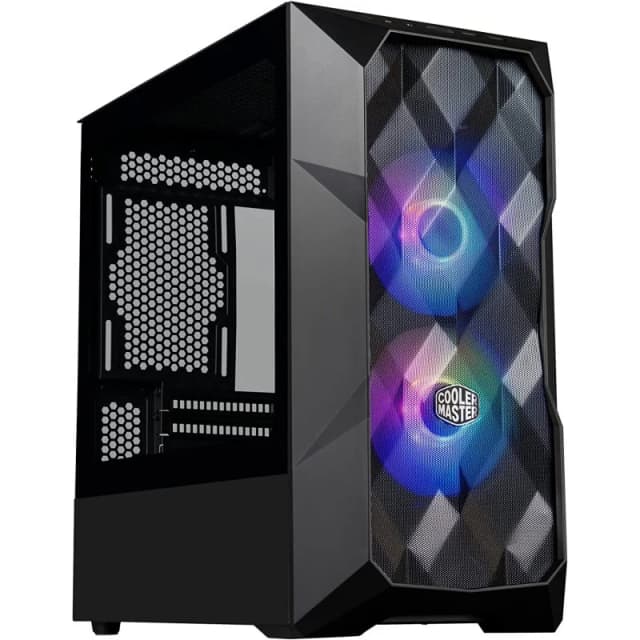 Detalle de Cooler Master TD300 Mesh Cristal Templado USB 3.0 Negra 🖥
