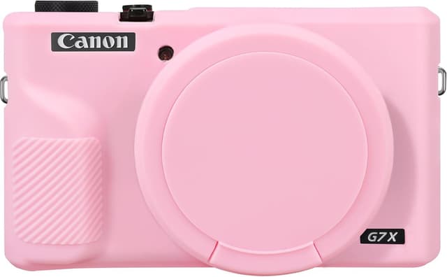 Imagen de Canboc Fall für Canon PowerShot G7X Mark III Silikonhülle rosa en OfertitasTOP