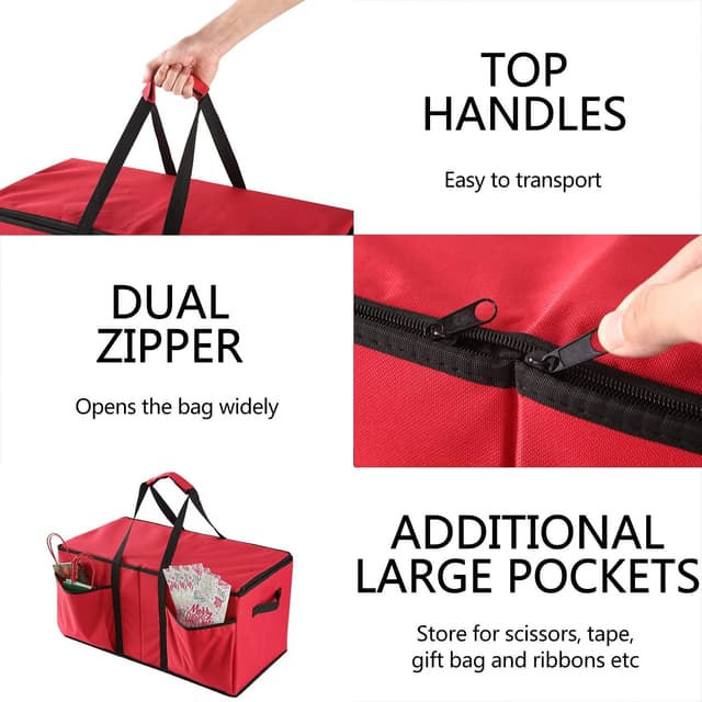 Thumbnail 3 de Sattiyrch Christmas Ornament Storage Box with 128 Slots 🎄