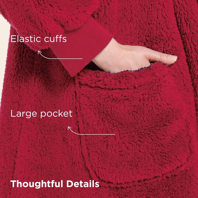 Thumbnail 4 de Bedsure Wearable Blanket Hoodie L cosy wearable blanket