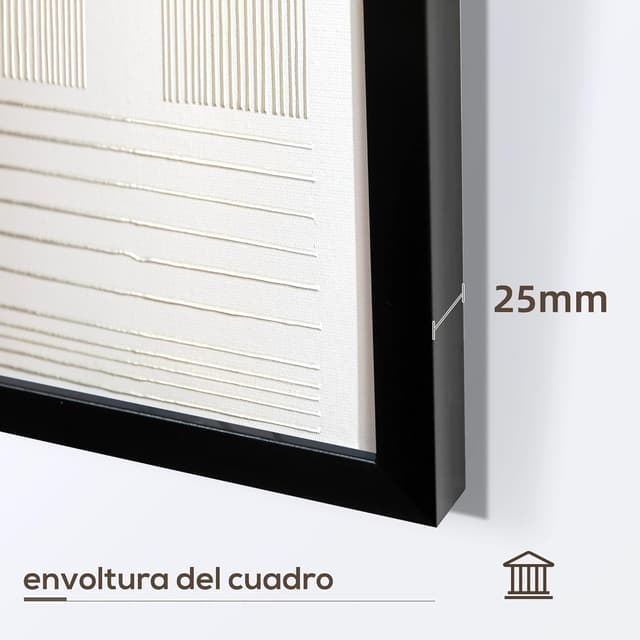 Thumbnail 5 de HOMCOM Cuadros en Lienzo Moderno 4 Piezas 🎨 Decoración Colorida