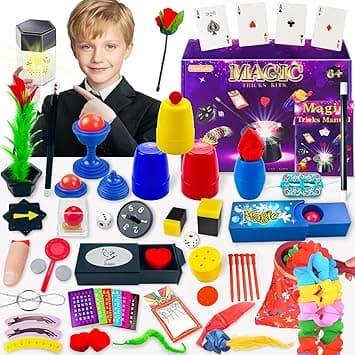 Imagen de Mekkyes Juego de Magia para Niños 🎩 con 80+ Trucos y Varita en OfertitasTOP