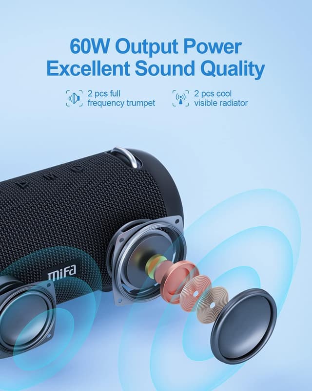 Detalle de MIFA A90 Bluetooth Lautsprecher 60W