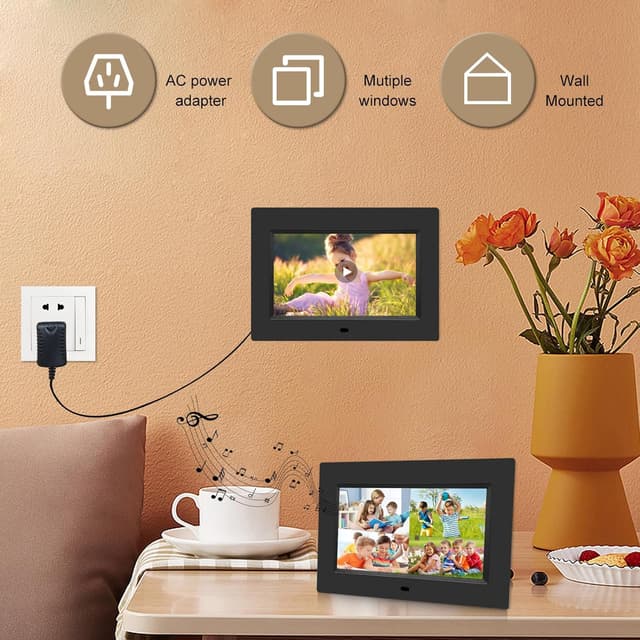 Thumbnail 3 de Digital Photo Frame 7 Inch IPS Display