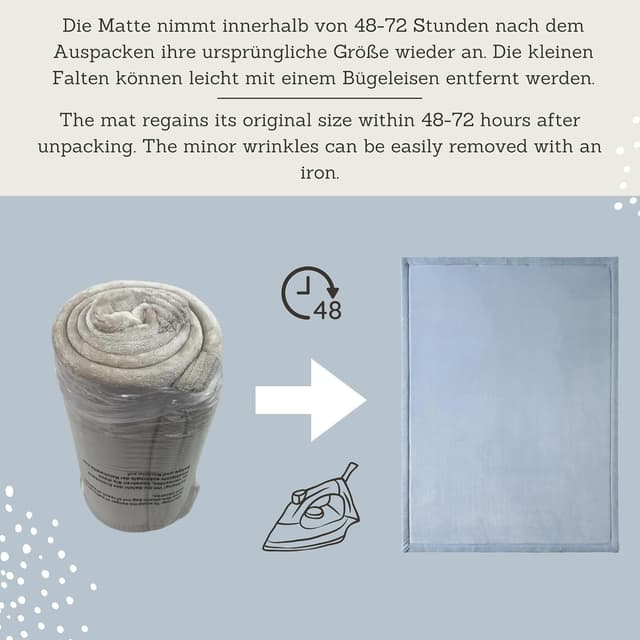 Detalle 2 de Premium Large Coral Velvet Baby Play Mat 200x150x2.5cm (Blue) – memory foam tatami-style rug with non-slip backing