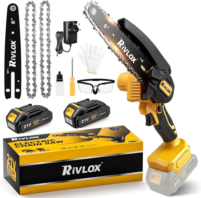 Imagen de Mini Chainsaw 6 Inch Cordless 2000mAh en OfertitasTOP