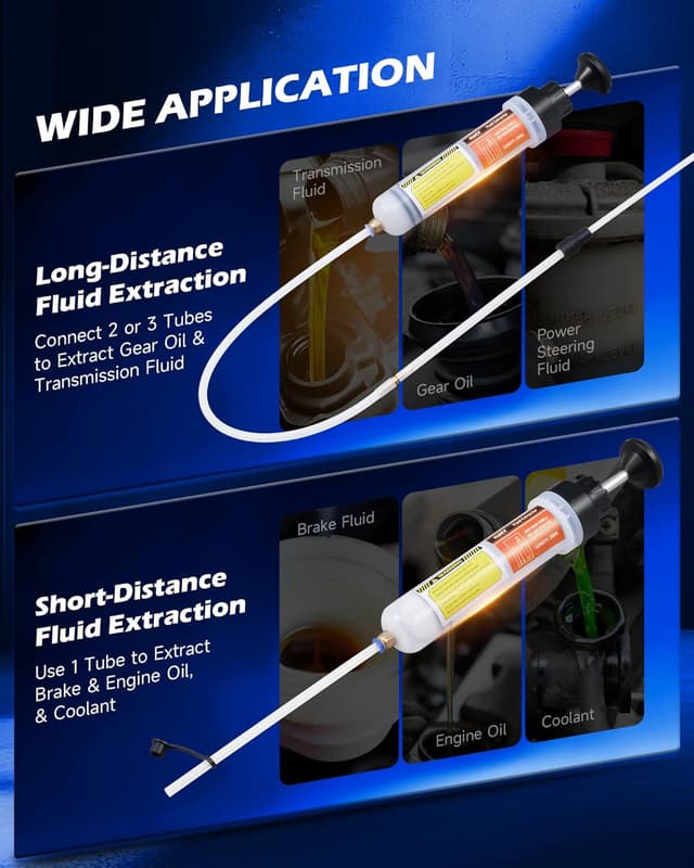 Detalle de Orion Motor Tech 200mL Manual Fluid Extractor and Filler (Syringe-Style Pump)