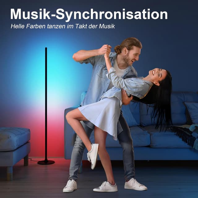 Detalle 2 de Lanmonlily Lámpara de Pie LED RGB 16 millones de colores