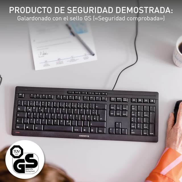 Thumbnail 5 de Cherry Stream Keyboard teclado alemán silencioso