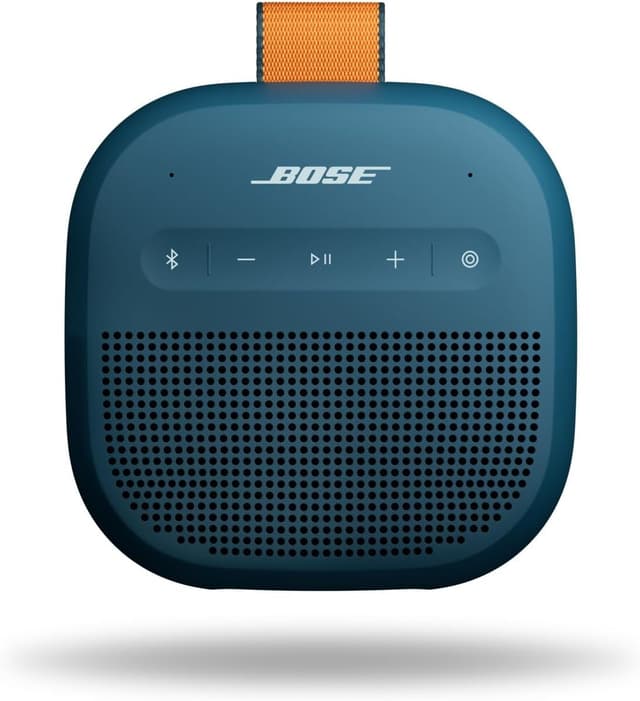 Detalle de Bose SoundLink Tragbarer Mikro-Lautsprecher (2. Gen.) – Bluetooth-Außenlautsprecher, IP67, bis zu 12 Stunden Akkulaufzeit, Dämmerungsblau (Limited Edition)