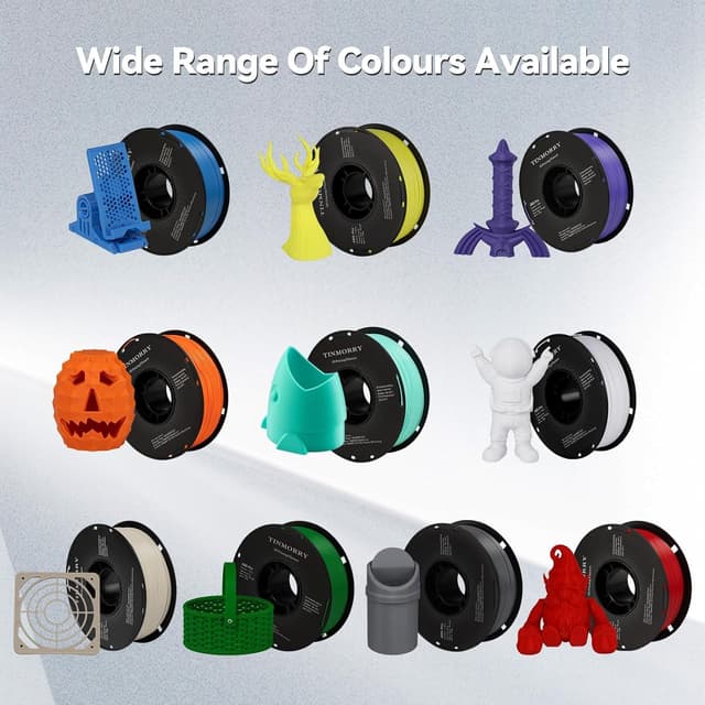 Detalle 2 de TINMORRY ABS Filament 1,75 mm (ABS Pro) Cyan – 1-kg-Rolle mit Maßgenauigkeit ±0,03 mm