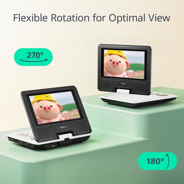 Thumbnail 2 de Yoton Lettore DVD portatile 7,5" per bambini