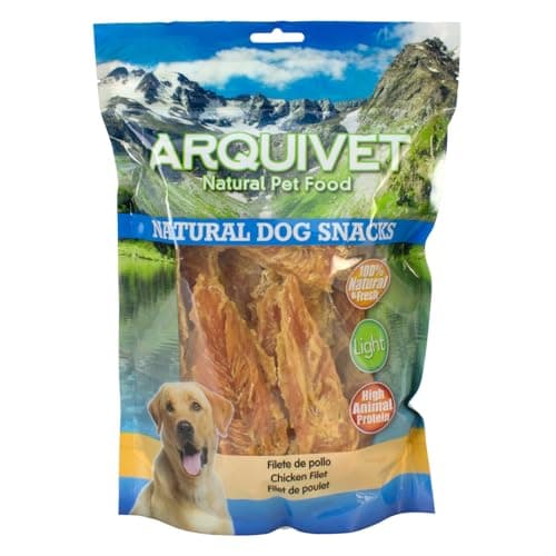Detalle de Arquivet filete de pollo natural para perros (snacks, 1 kg)