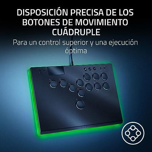 Detalle 2 de Razer Kitsune mando arcade óptico para PS5/PC