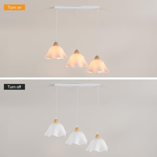 Detalle 2 de Goeco Lámpara Colgante de Cristal E27