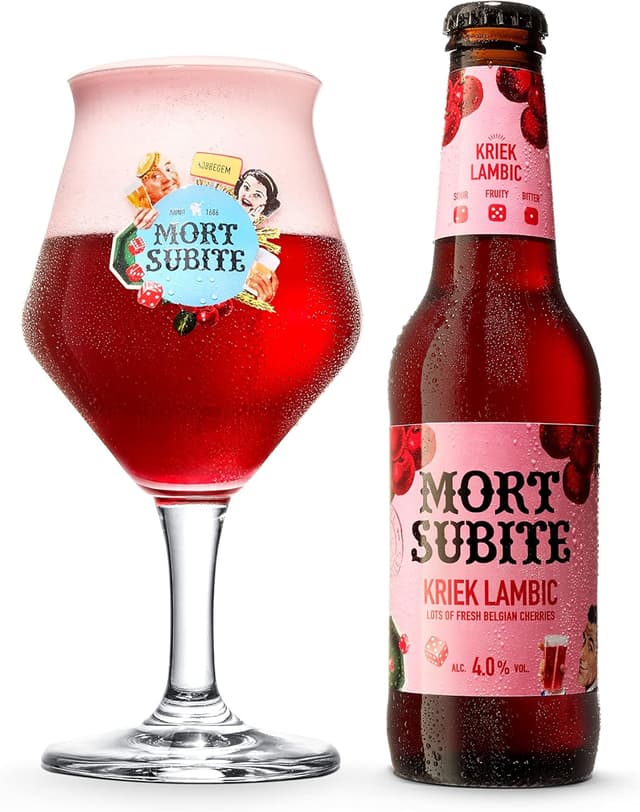 Detalle 2 de Mort Subite Cerveza 🥂 Caja 12x250ml (3L)