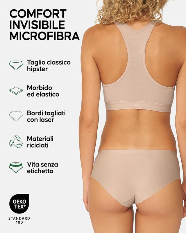 Thumbnail 1 de Danish Endurance Slip Hipster Invisibili 3 pezzi