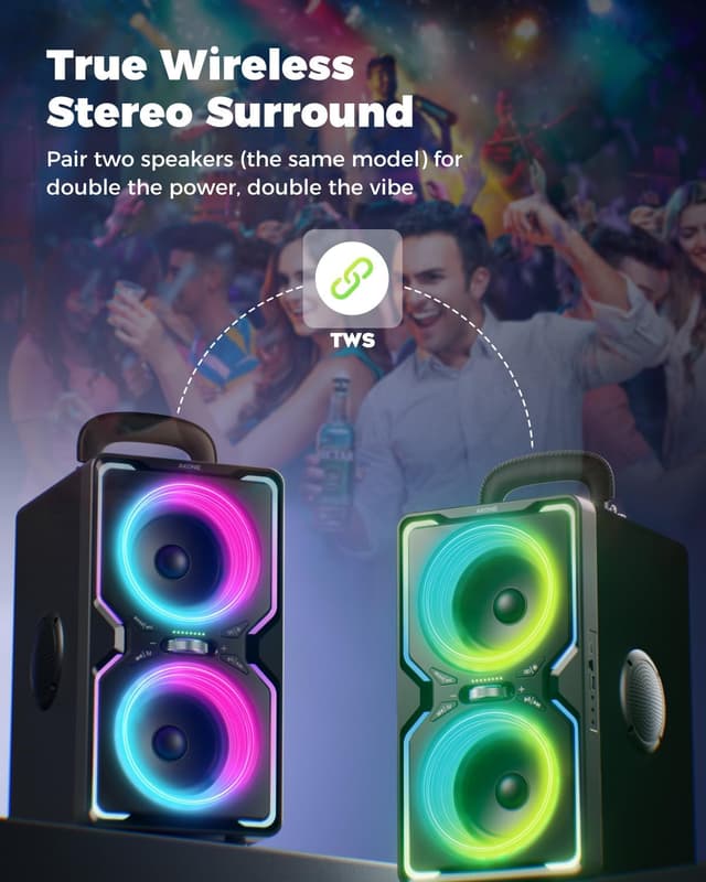 Detalle 2 de AKONE Cassa Bluetooth 240W 📢