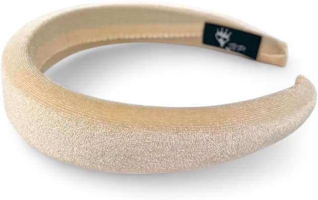 Thumbnail 5 de Bottega della Principessa Serre-tête velours Vert forêt