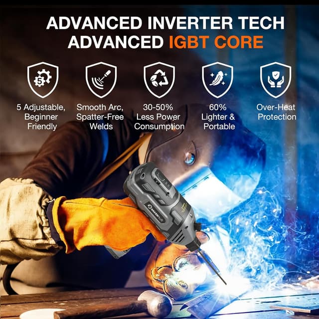 Detalle de Sakerplus Portable Welding Machine 110V ARC Welder