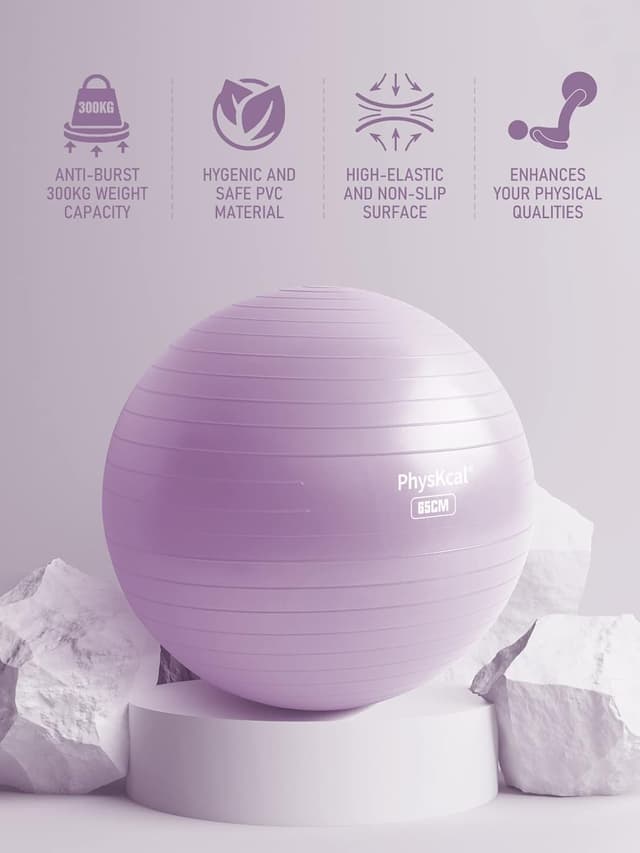 Detalle 2 de PhysKcal Gym Ball for balance 55-85cm