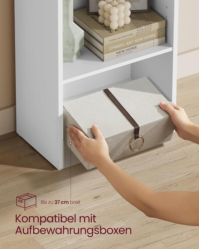 Thumbnail 6 de VASAGLE Libreria a 4 ripiani regolabili 121,5 cm