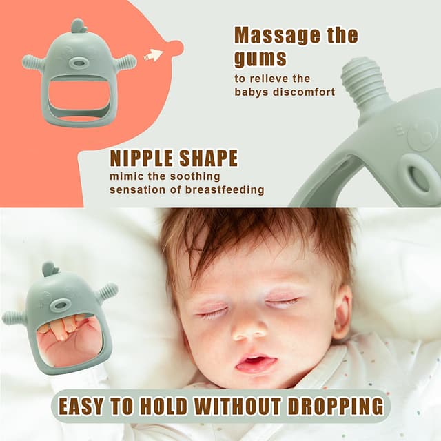 Thumbnail 6 de Gedebey 6-in-1 Baby Fruit Feeder Pacifier & Baby Food Feeder Set (Silicone Popsicle Mold + Teether, 3 Sizes)