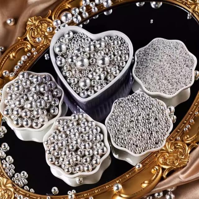 Thumbnail 4 de Essbare Kuchen Dekoration Gold Perle 120g