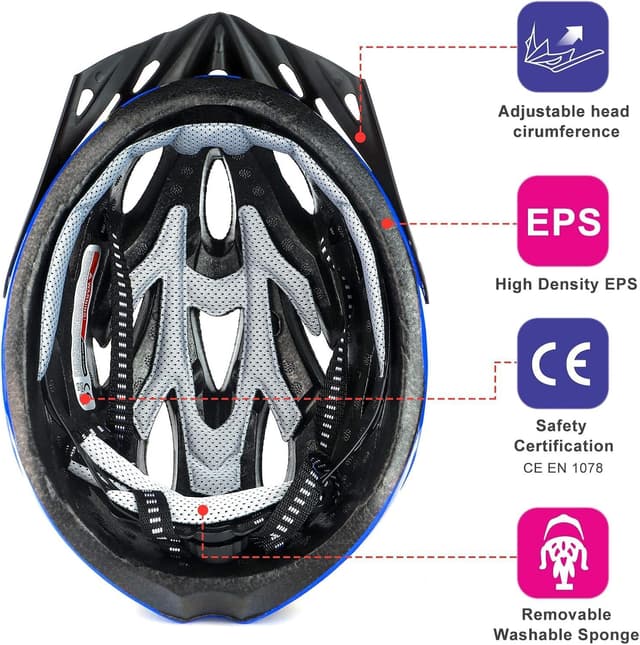 Thumbnail 3 de RaMokey Cycle Helmet 18 vents 58-62cm