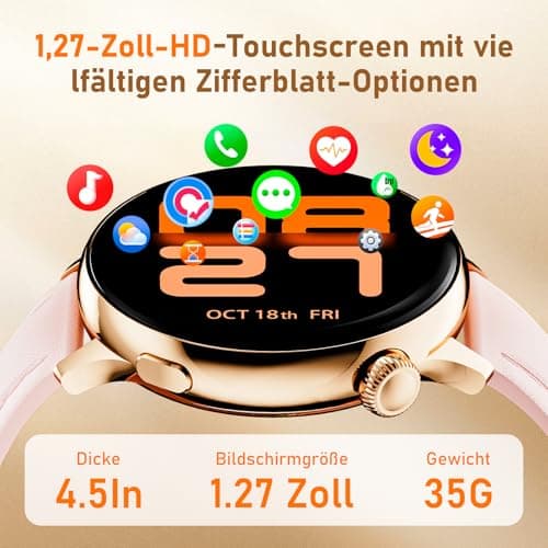 Thumbnail 4 de OKYUK Reloj Inteligente Mujer 1,27" con SpO2