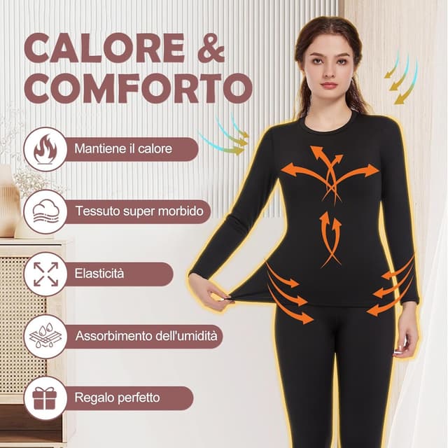 Thumbnail 1 de TBoonor Intimo Termico Donna 90% Poliestere