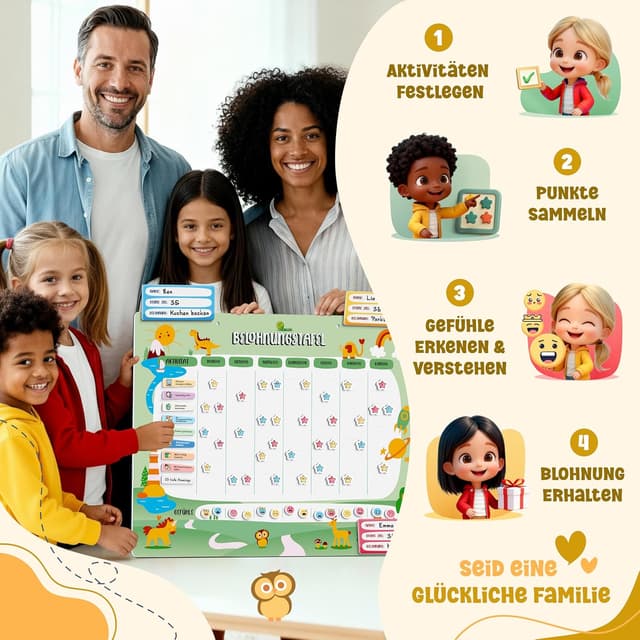 Detalle 2 de Mindessori Belohnungstafel für Kinder