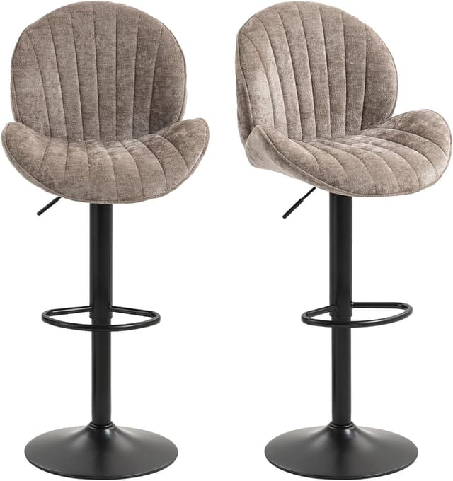 Detalle de HOMCOM tabourets coquille réglables 62–83 cm